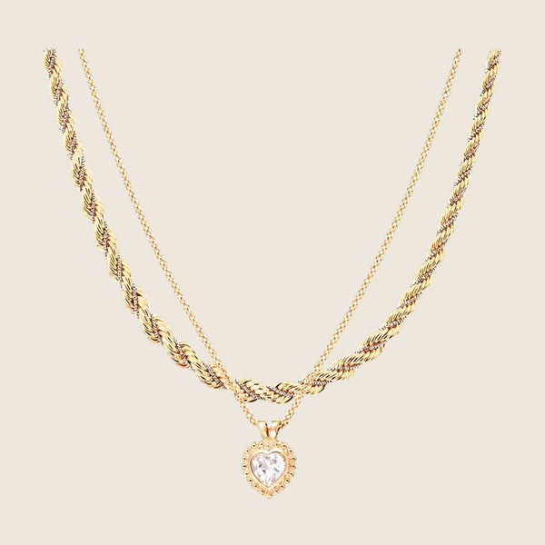 Collier Swarovski — Or