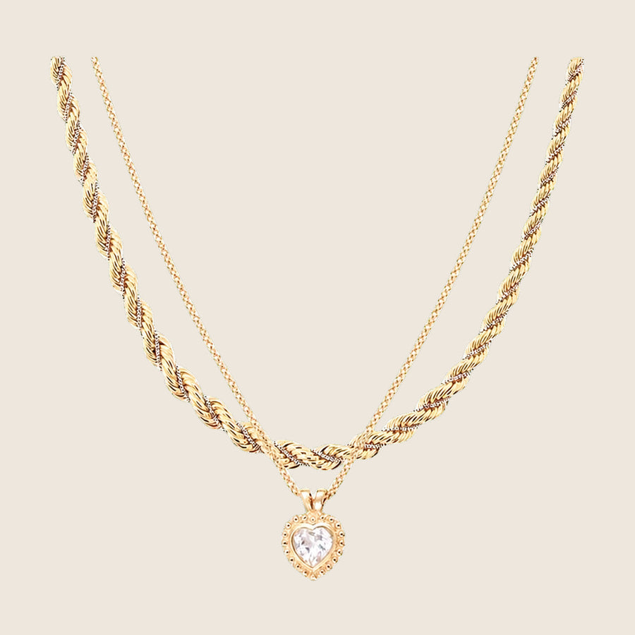 Collier Swarovski — Or
