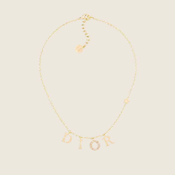 Collier Dior — Or